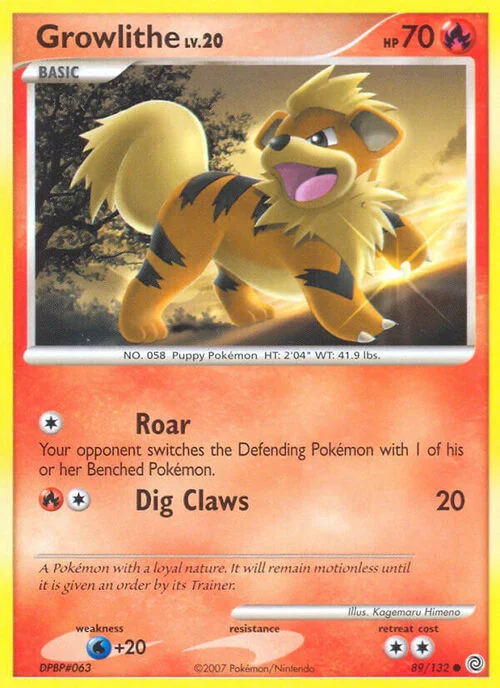 Growlithe Lv.20 — Secret Wonders