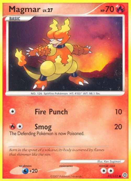 Magmar Lv.27 — Secret Wonders