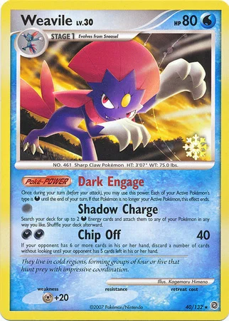 Weavile Lv.30 — Holiday Calendar