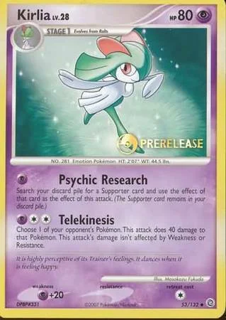 Kirlia — Secret Wonders Promos