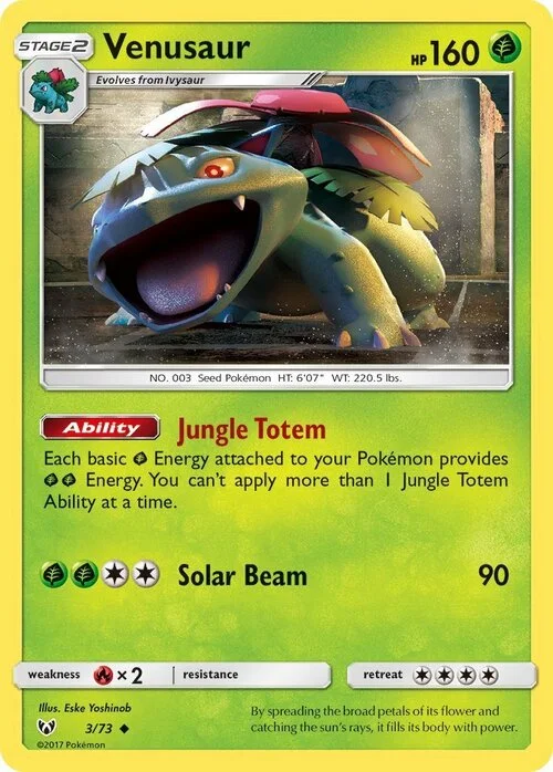Venusaur — Shining Legends