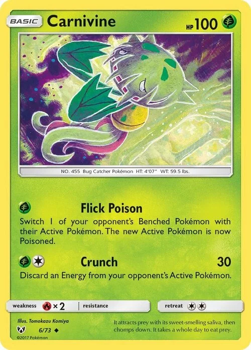 Carnivine — Shining Legends