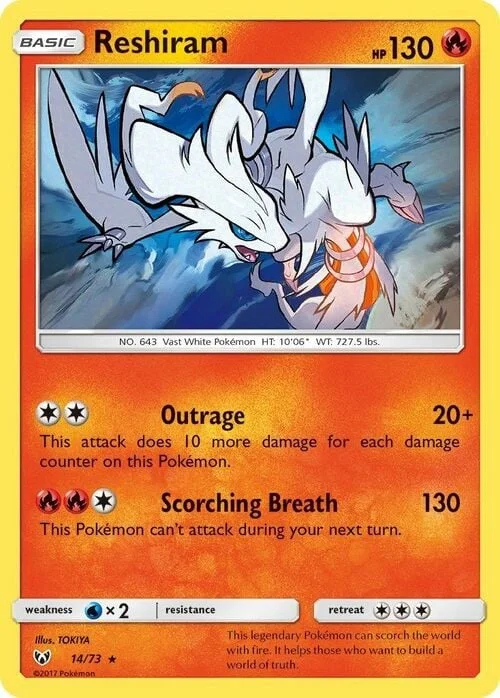 Reshiram — Shining Legends