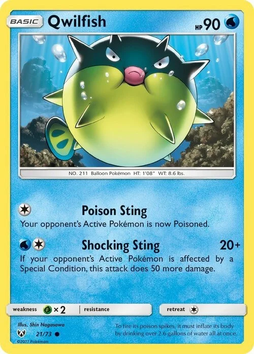 Qwilfish — Shining Legends