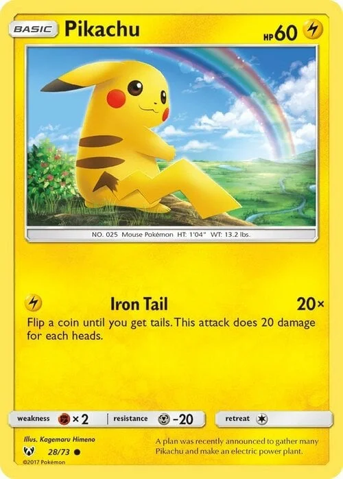 Pikachu — Shining Legends