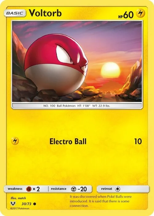 Voltorb — Shining Legends