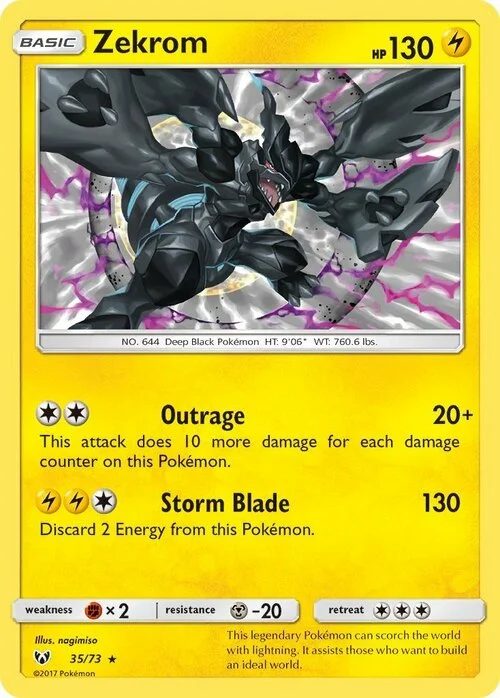 Zekrom — Shining Legends