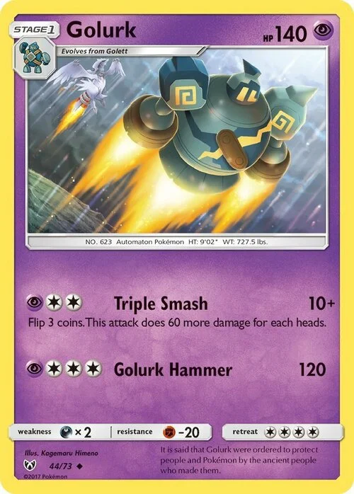 Golurk — Shining Legends