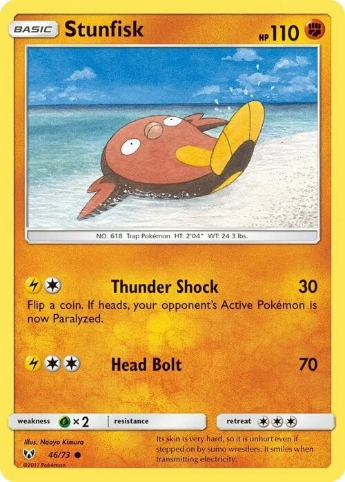 Stunfisk — Shining Legends
