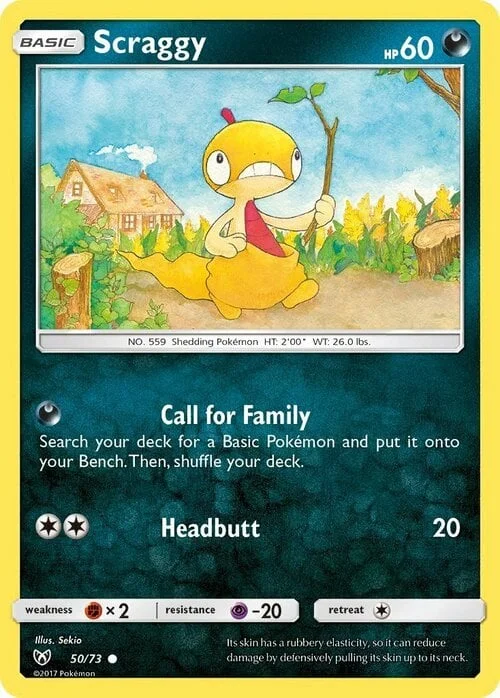 Scraggy — Shining Legends