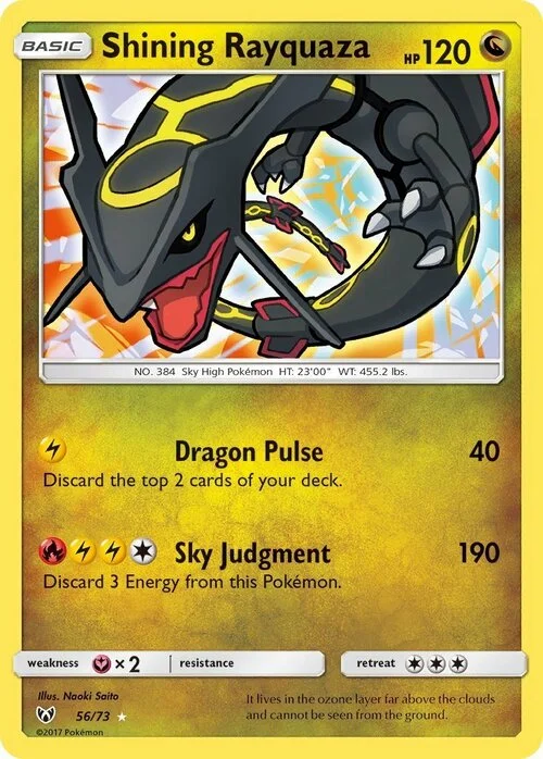 Shining Rayquaza — Shining Legends