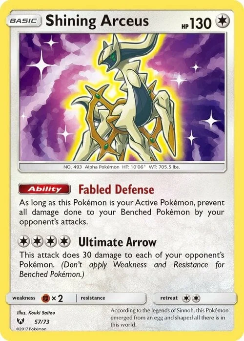 Shining Arceus — Shining Legends