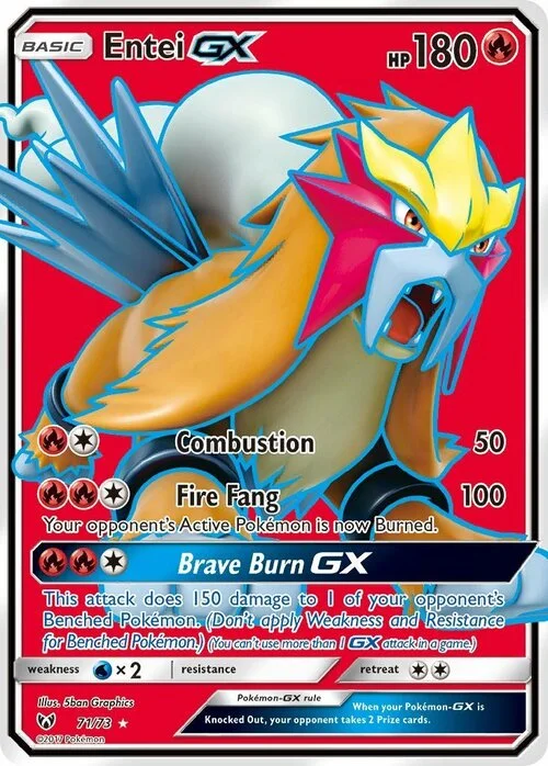 Entei GX — Shining Legends