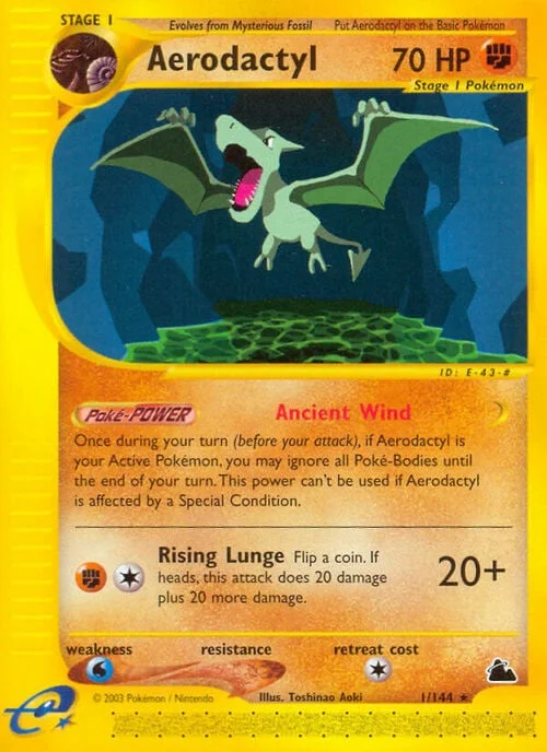 Aerodactyl — Skyridge