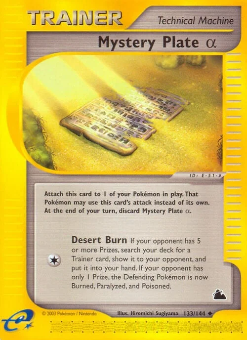 Mystery Plate α Alpha — Skyridge