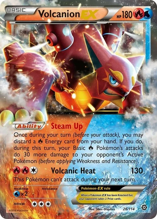 Volcanion EX — Steam Siege