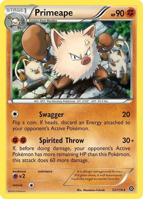 Primeape — Steam Siege