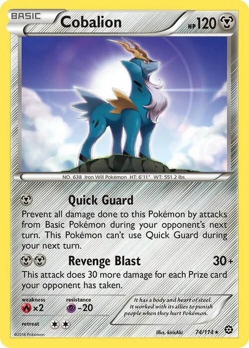 Cobalion — Steam Siege
