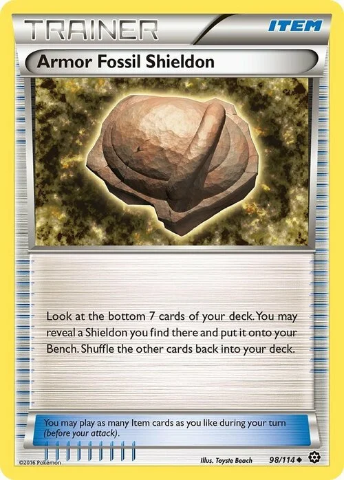 Armor Fossil Shieldon — Steam Siege