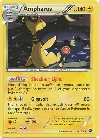 Ampharos — Steam Siege Promos
