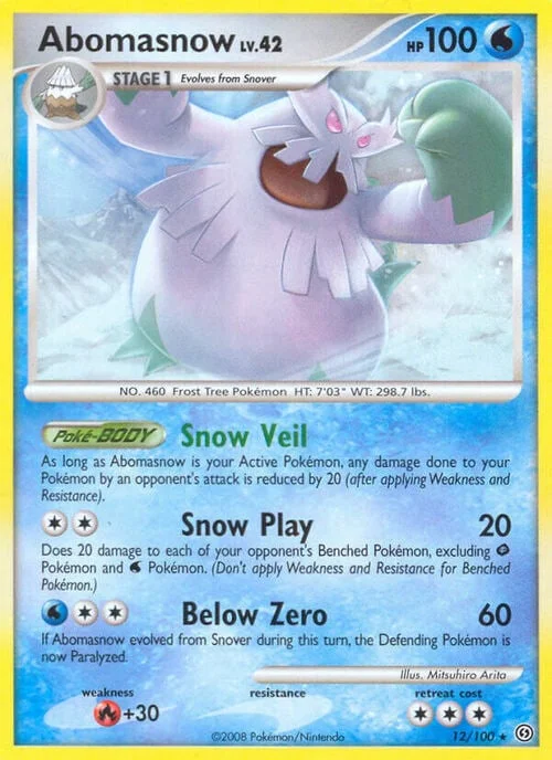 Abomasnow Lv.42 — Stormfront