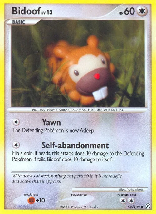Bidoof Lv.13 — Stormfront