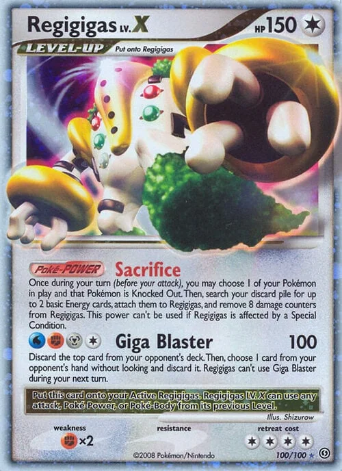 Regigigas LV.X — Stormfront