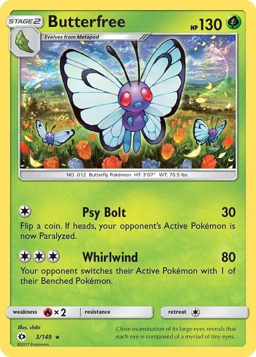 Butterfree — Sun & Moon