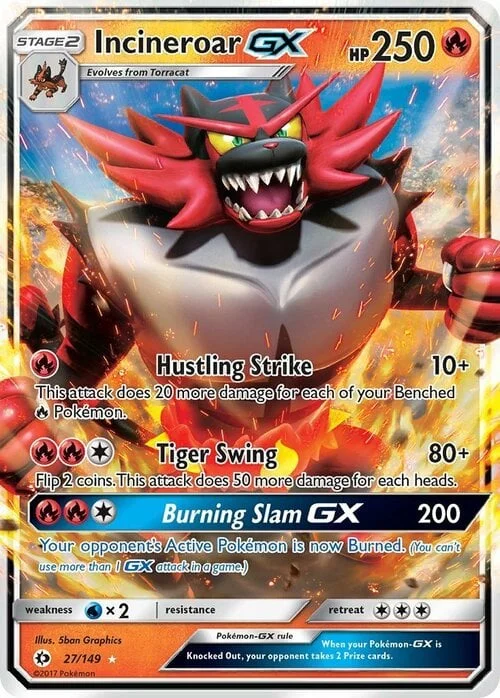 Incineroar GX — Sun & Moon