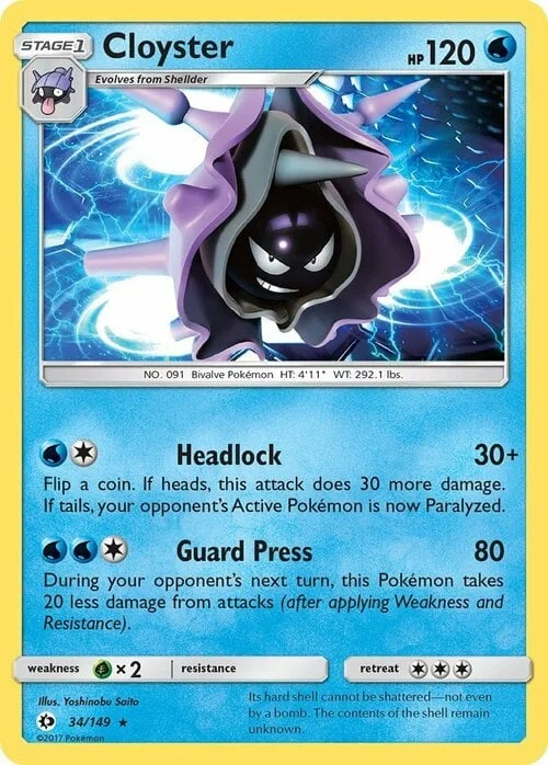 Cloyster — Sun & Moon