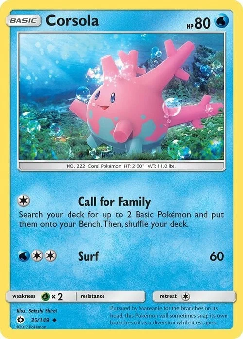 Corsola — Sun & Moon