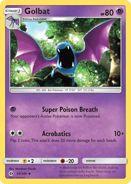 Golbat — Sun & Moon