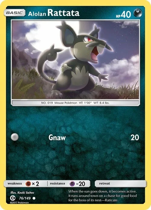 Alolan Rattata — Sun & Moon