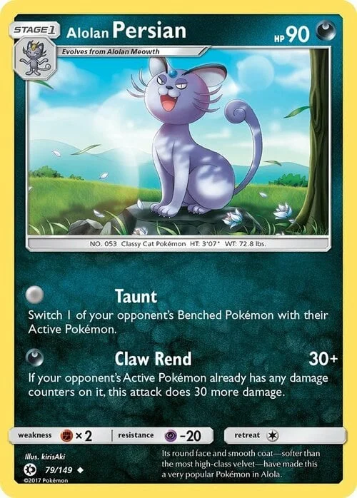 Alolan Persian — Sun & Moon