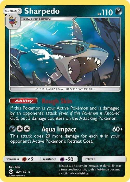 Sharpedo — Sun & Moon