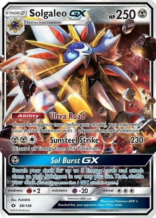 Solgaleo GX — Sun & Moon