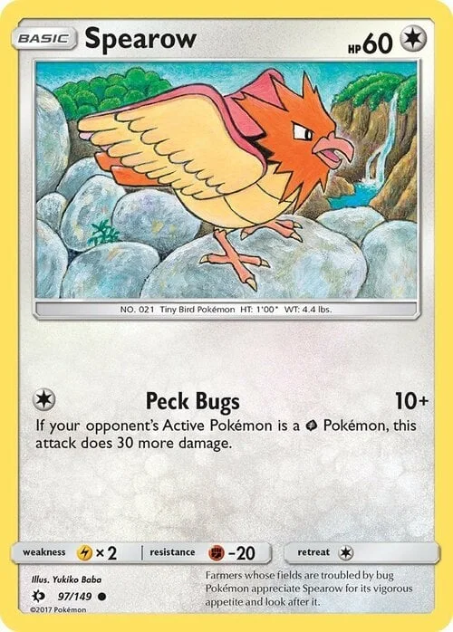 Spearow — Sun & Moon