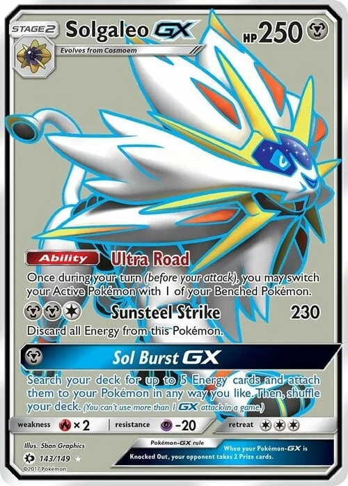Solgaleo GX — Sun & Moon