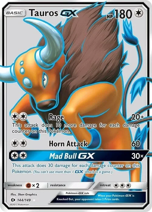 Tauros GX — Sun & Moon
