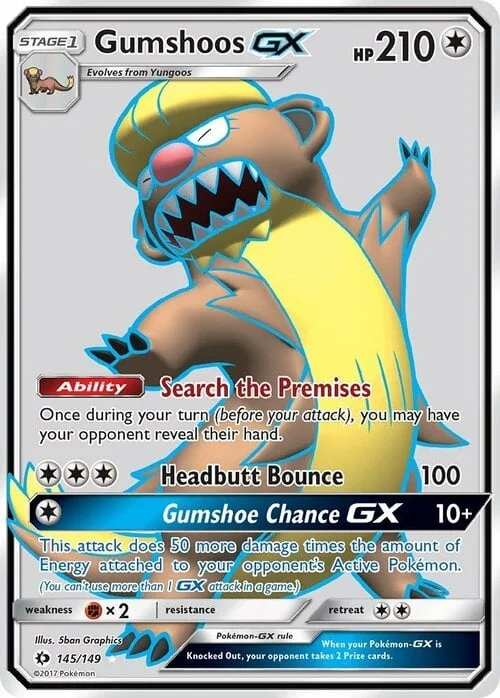 Gumshoos GX — Sun & Moon