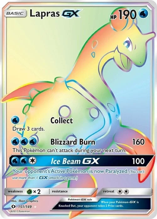Lapras GX — Sun & Moon