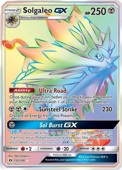 Solgaleo GX — Sun & Moon