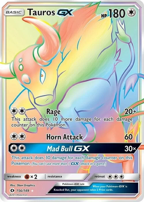 Tauros GX — Sun & Moon