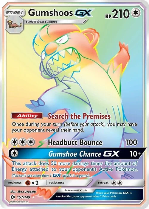 Gumshoos GX — Sun & Moon