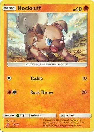 Rockruff — Sun & Moon Trainer Kit: Lycanroc & Alolan Raichu (Lycanroc)