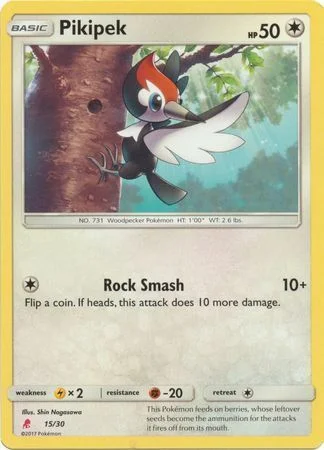 Pikipek — Sun & Moon Trainer Kit: Lycanroc & Alolan Raichu (Lycanroc)