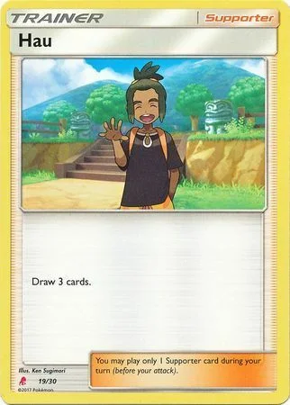 Hau — Sun & Moon Trainer Kit: Lycanroc & Alolan Raichu (Lycanroc)