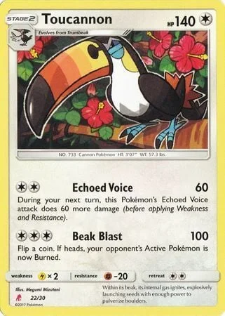 Toucannon — Sun & Moon Trainer Kit: Lycanroc & Alolan Raichu (Lycanroc)