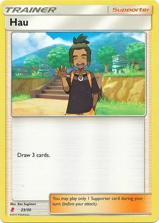 Hau — Sun & Moon Trainer Kit: Lycanroc & Alolan Raichu (Lycanroc)