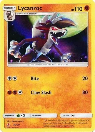Lycanroc — Sun & Moon Trainer Kit: Lycanroc & Alolan Raichu (Lycanroc)